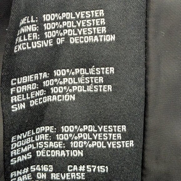 Guess Women's 3/4 Length Puffer Jacket With Pockets and Hood Sz XL Black - Picture 15 of 16